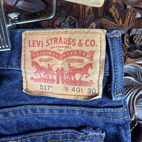 Levi's 517 Men's Jeans 40x30 Hemmed‎ To 29" - Picture 3 of 4